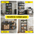 Garage Shelving 1.6X0.8m Warehouse Shelves Storage Rack Pallet Racking Black