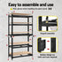 Garage Shelving 1.6X0.8m Warehouse Shelves Storage Rack Pallet Racking Black