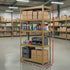 Garage Shelving 1.6X0.8m Warehouse Shelves Storage Rack Pallet Racking Yellow