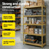 Garage Shelving 1.6X0.8m Warehouse Shelves Storage Rack Pallet Racking Yellow