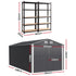 Giantz Garden Shed 3x5.38m Outdoor Tool Storage 2X 5-Tier Garage Shelving Rack