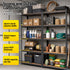 Giantz Garden Shed 3x5.38m Outdoor Tool Storage 2X 5-Tier Garage Shelving Rack