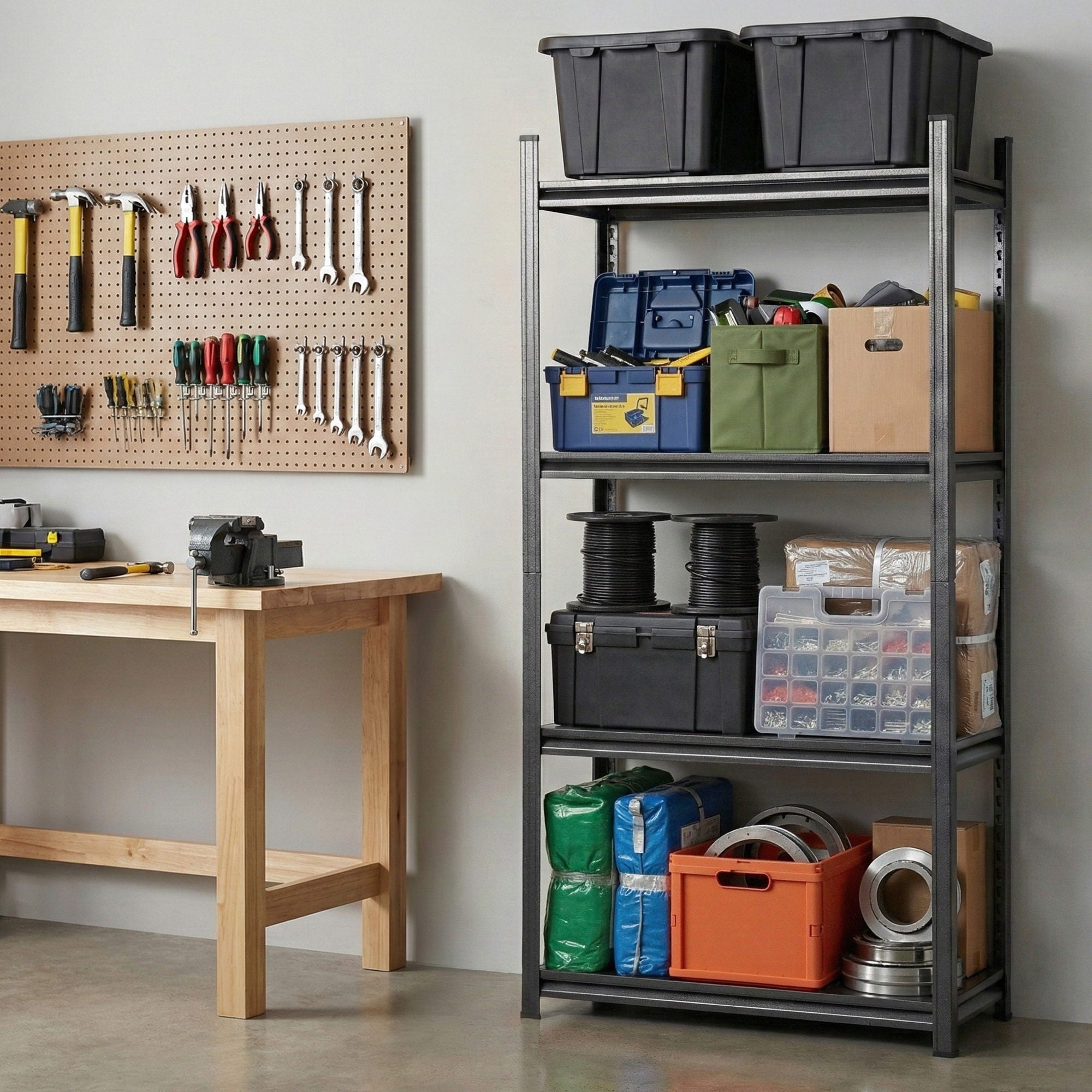 Garage Shelving 1.8X0.9m Warehouse Rack Storage Shelves Workshop Racks Steel