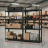 Garage Shelving 2‑Pack – 4‑Tier Steel Racks, 200kg/Tier, 180×40×180cm