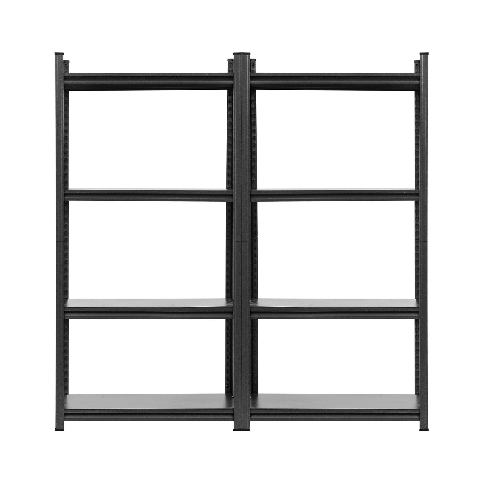 Garage Shelving 2‑Pack – 4‑Tier Steel Racks, 200kg/Tier, 180×40×180cm