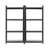 Garage Shelving 2‑Pack – 4‑Tier Steel Racks, 200kg/Tier, 180×40×180cm