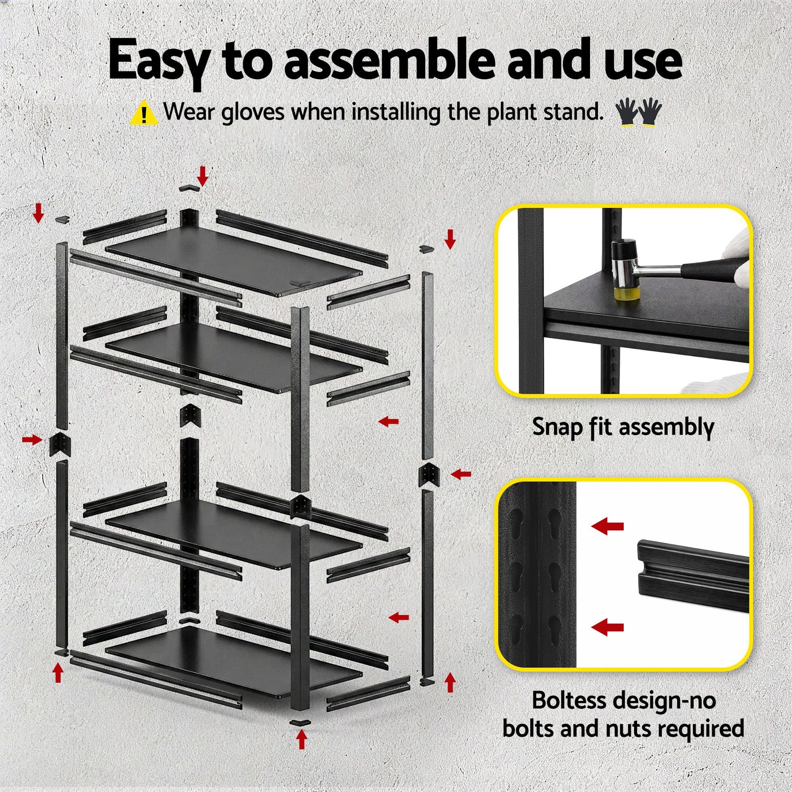 Garage Shelving 2‑Pack – 4‑Tier Steel Racks, 200kg/Tier, 180×40×180cm