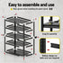 Garage Shelving 1.8X1.2m Warehouse Rack Storage Shelves Workshop Racks Steel