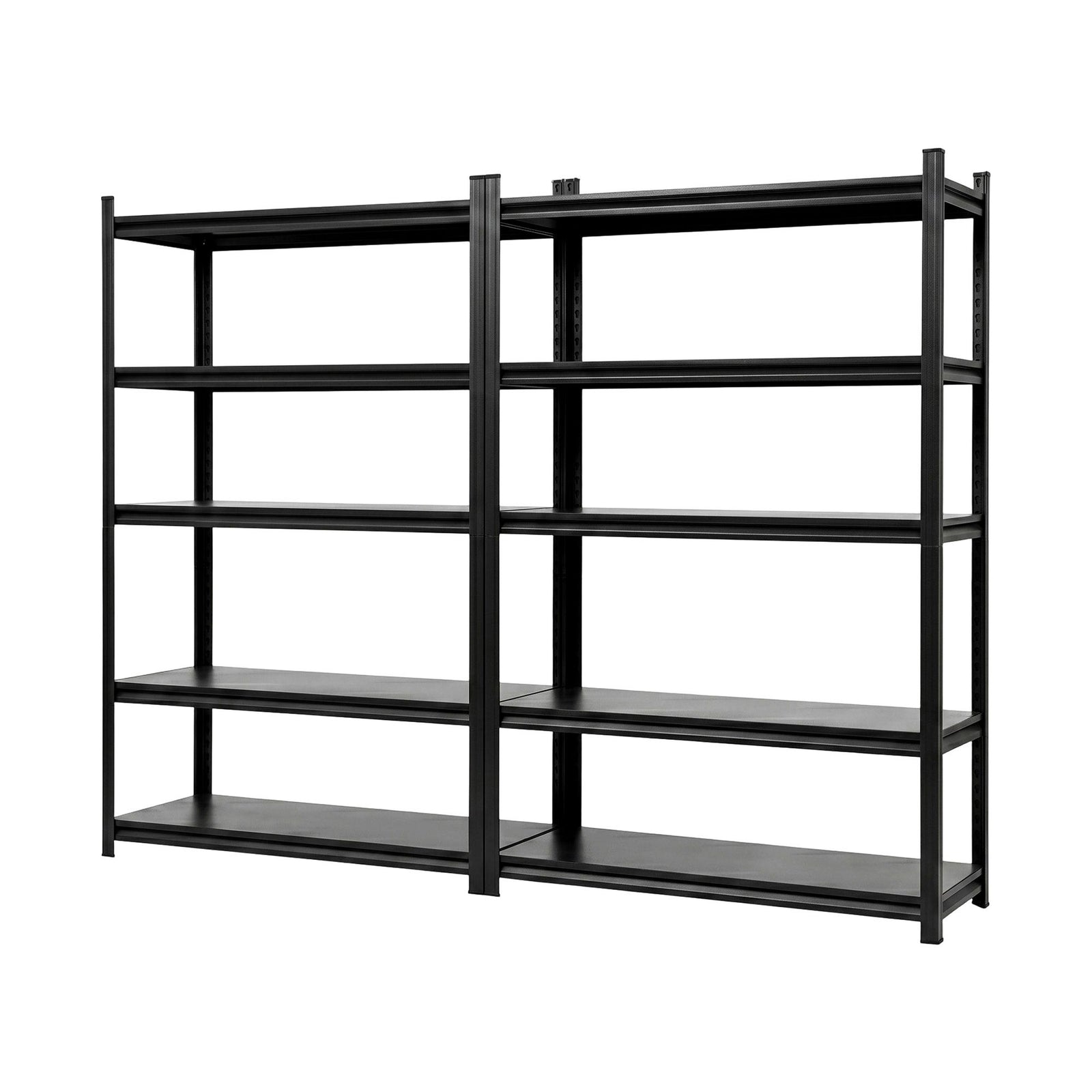 Garage Shelving 2‑Pack – 5‑Tier Steel Racks, 150kg/Tier, 120×50×183cm