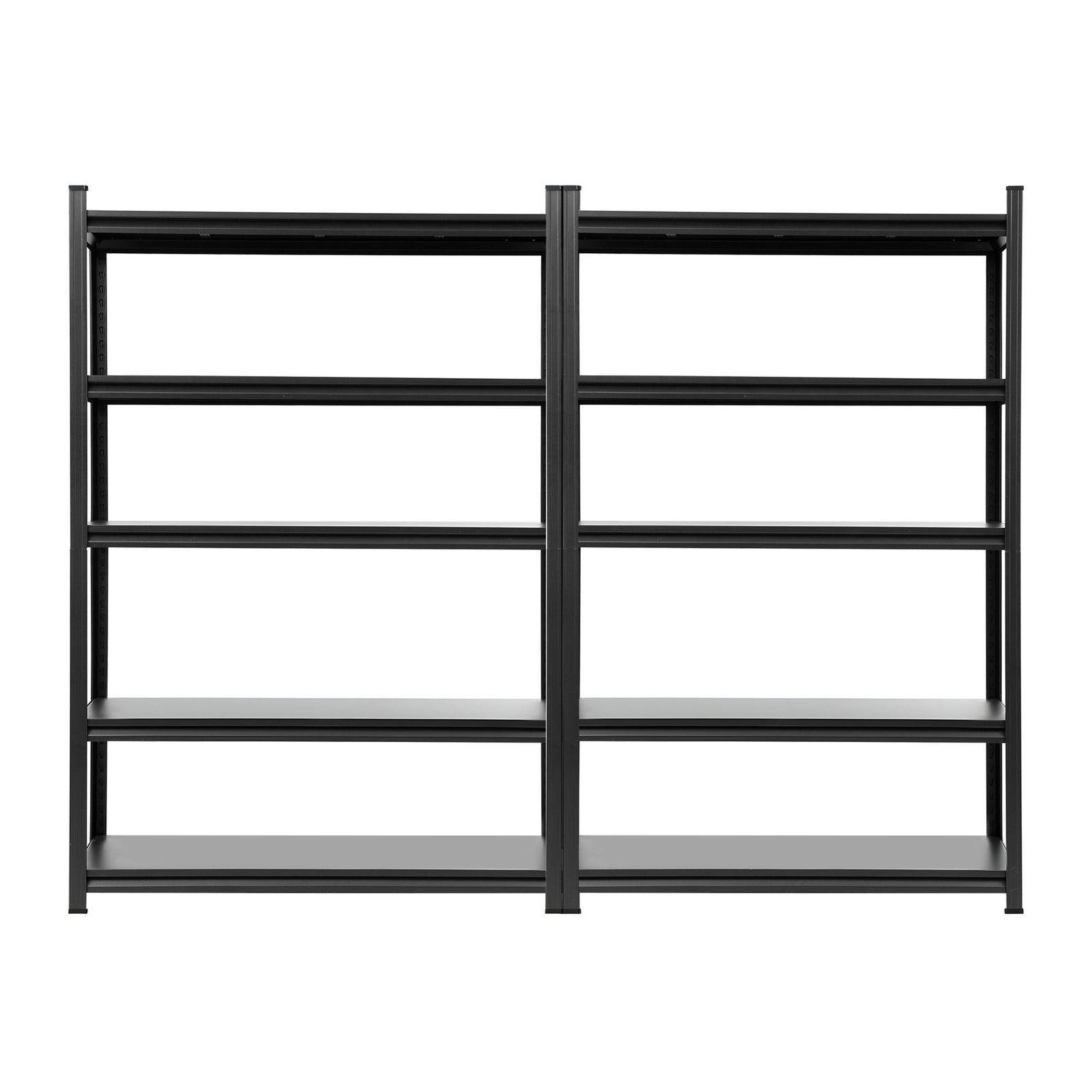 Garage Shelving 2‑Pack – 5‑Tier Steel Racks, 150kg/Tier, 120×50×183cm