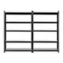 Garage Shelving 2‑Pack – 5‑Tier Steel Racks, 150kg/Tier, 120×50×183cm