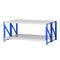 2x 0.9M Garage Shelving Rack Steel Warehouse Storage Workbench 200kg