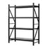 2Mx1.5M Giantz Garage Shelving Warehouse Rack Black