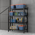 2Mx1.5M Giantz Garage Shelving Warehouse Rack Black