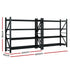 Giantz 4Mx1.8M Garage Shelving Warehouse Rack Black