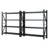 Giantz 4Mx2M Garage Shelving Warehouse Rack Black