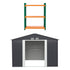 Giantz Garden Shed with 3-Tier Garage Shelving Rack Outdoor Tool Storage Racks