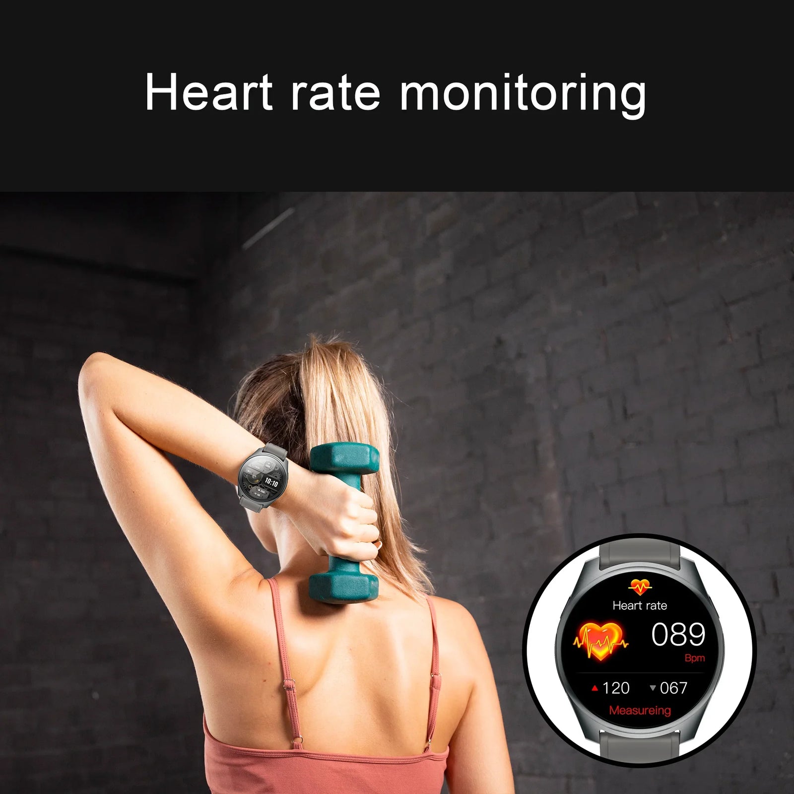 Smart Watch with Earbuds Pop-Up Headphones 4G Music Fitness Tracker W28 Pro