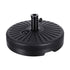 Outdoor Umbrella Base Weight Round Plastic Pole Holder 30-48mm Beach