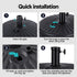 Outdoor Umbrella Base Weight Round Plastic Pole Holder 30-48mm Beach