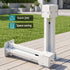 Instahut Foldable Outdoor Umbrella Base Steel Cross Stand 25-35mm Holder White