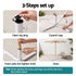 Instahut Foldable Outdoor Umbrella Base Steel Cross Stand 25-35mm Holder White
