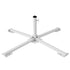 Instahut Foldable Outdoor Umbrella Base Steel Cross Stand 25-35mm Holder White