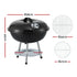 Compact Charcoal Grill – 34cm Stainless Steel BBQ, Portable, Black