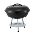 Compact Charcoal Grill – 34cm Stainless Steel BBQ, Portable, Black