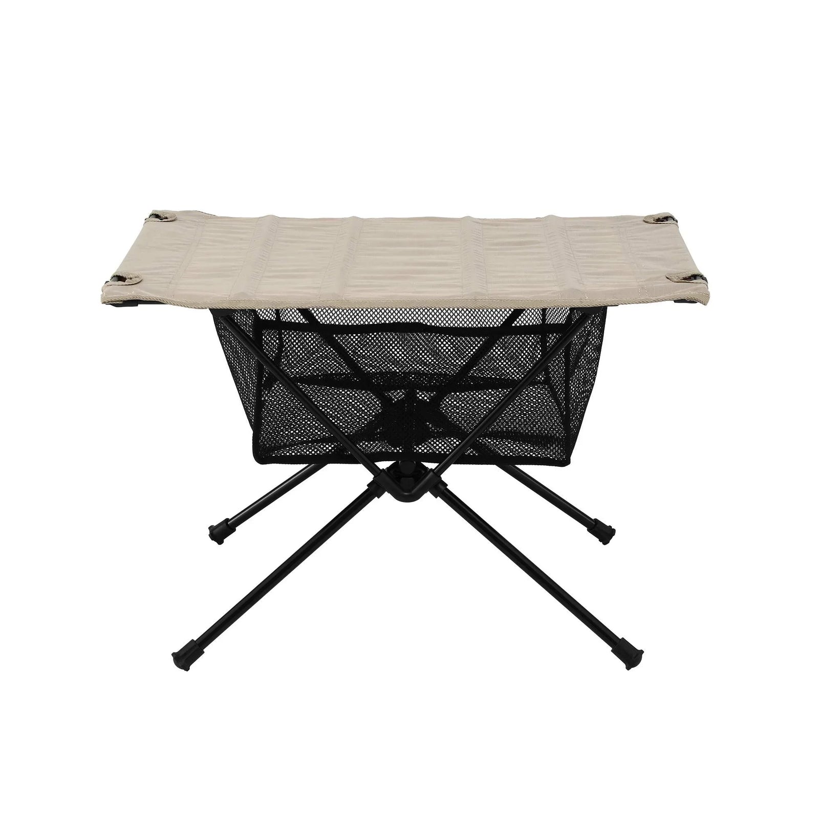 Folding Camping Table – 600D Waterproof Top, Metal Legs, Storage Net, Portable