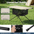 Folding Camping Table – 600D Waterproof Top, Metal Legs, Storage Net, Portable