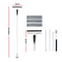 2‑in‑1 Window Cleaner – Spray Head, Microfiber Pads, Extendable 104–136cm