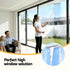 2‑in‑1 Window Cleaner – Spray Head, Microfiber Pads, Extendable 104–136cm