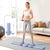 Thigh Hip Exerciser – Foldable Ski Leg Trainer Home Cardio Machine Purple