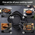 Cast Iron Fry Pan Set – 4‑Piece, 14–24cm, Dual Spouts, All Stovetops