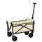 Garden Cart Folding Trolley Camping Wagon Barrow Outdoor Beach Beige
