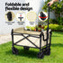 Garden Cart Folding Trolley Camping Wagon Barrow Outdoor Beach Beige