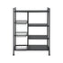 4-Tier Kitchen Rack Microwave Bakers Storage Shelf with 3 Baskets Wheels