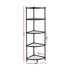 5-Tier Kitchen Corner Shelf Rack Stand Microwave Metal Storage Shelves