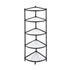 5-Tier Kitchen Corner Shelf Rack Stand Microwave Metal Storage Shelves