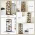 5-Tier Kitchen Corner Shelf Rack Stand Microwave Metal Storage Shelves