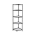 5-Tier Kitchen Corner Shelf Rack Stand Microwave Metal Storage Shelves