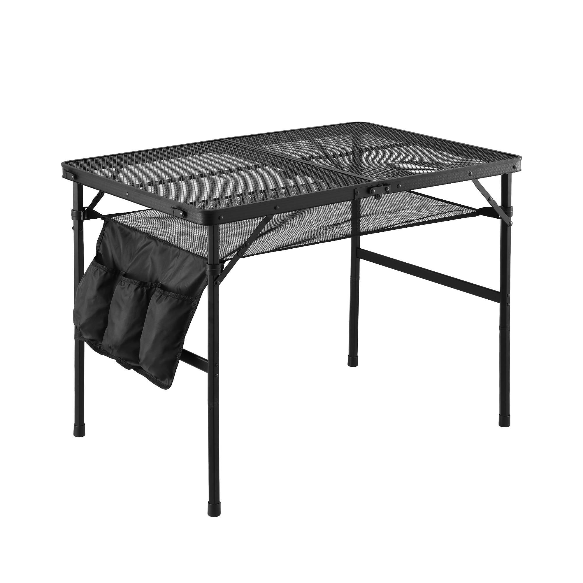 Heavy‑Duty Camping Mesh Table with 30kg Capacity & Foldable Portable Design