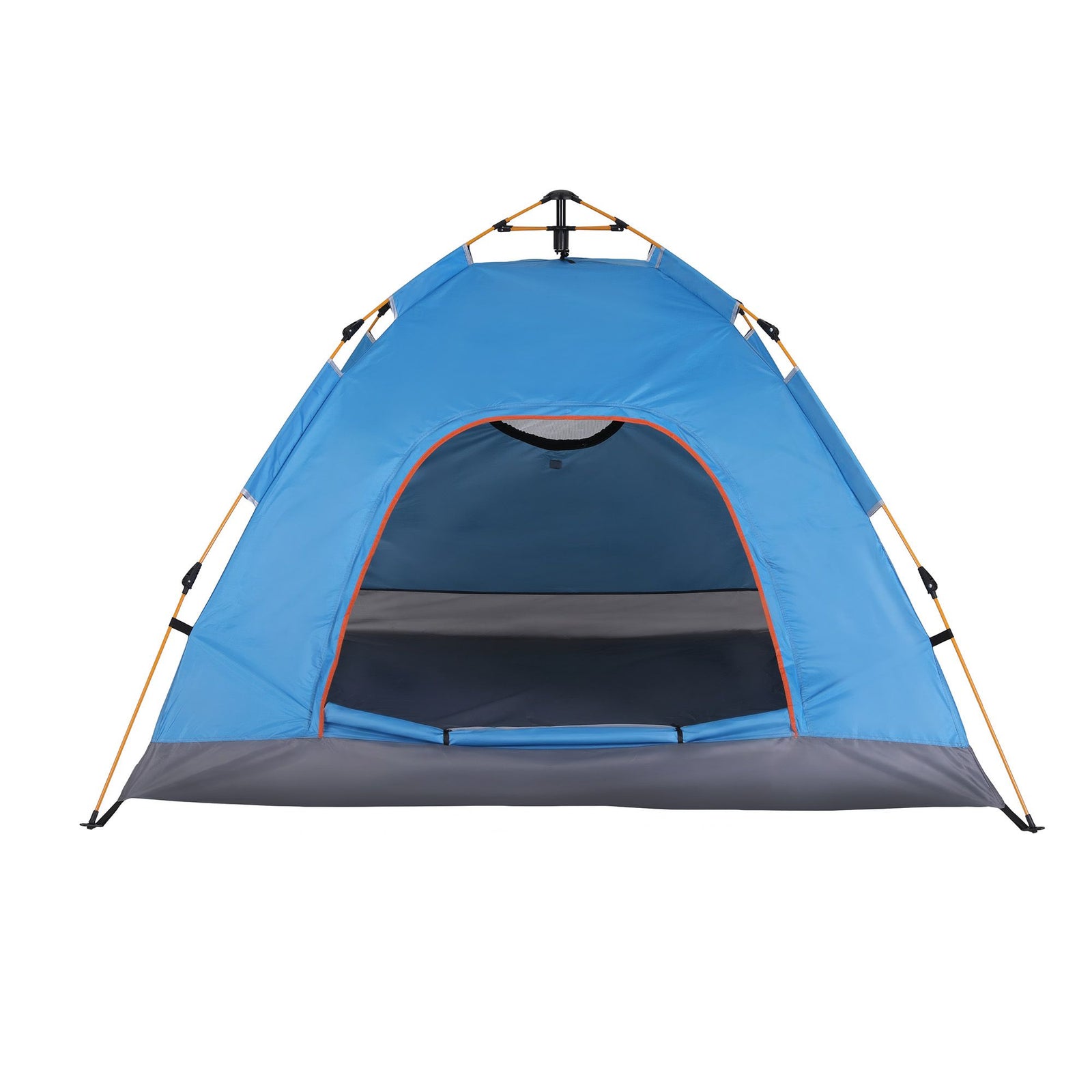 Auto Pop Up Tent – 2–3 Person, 210D Oxford, PU3000, Blue