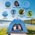 Auto Pop Up Tent – 2–3 Person, 210D Oxford, PU3000, Blue