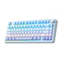 SOLAKAKA A75 Wireless Mechanical Keyboard 75% Gasket Hot-Swap RGB Knob Blue