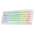 SOLAKAKA A75 Wireless Mechanical Keyboard 75% Gasket Hot-Swap RGB Knob White