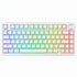 SOLAKAKA A75 Wireless Mechanical Keyboard 75% Gasket Hot-Swap RGB Knob White