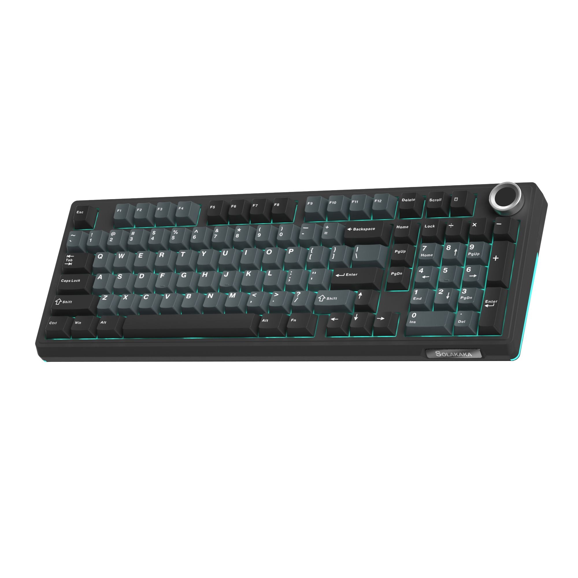 SOLAKAKA Ki99 Pro Wireless Mechanical Keyboard 99 Key Gasket Hot-Swap RGB Blue