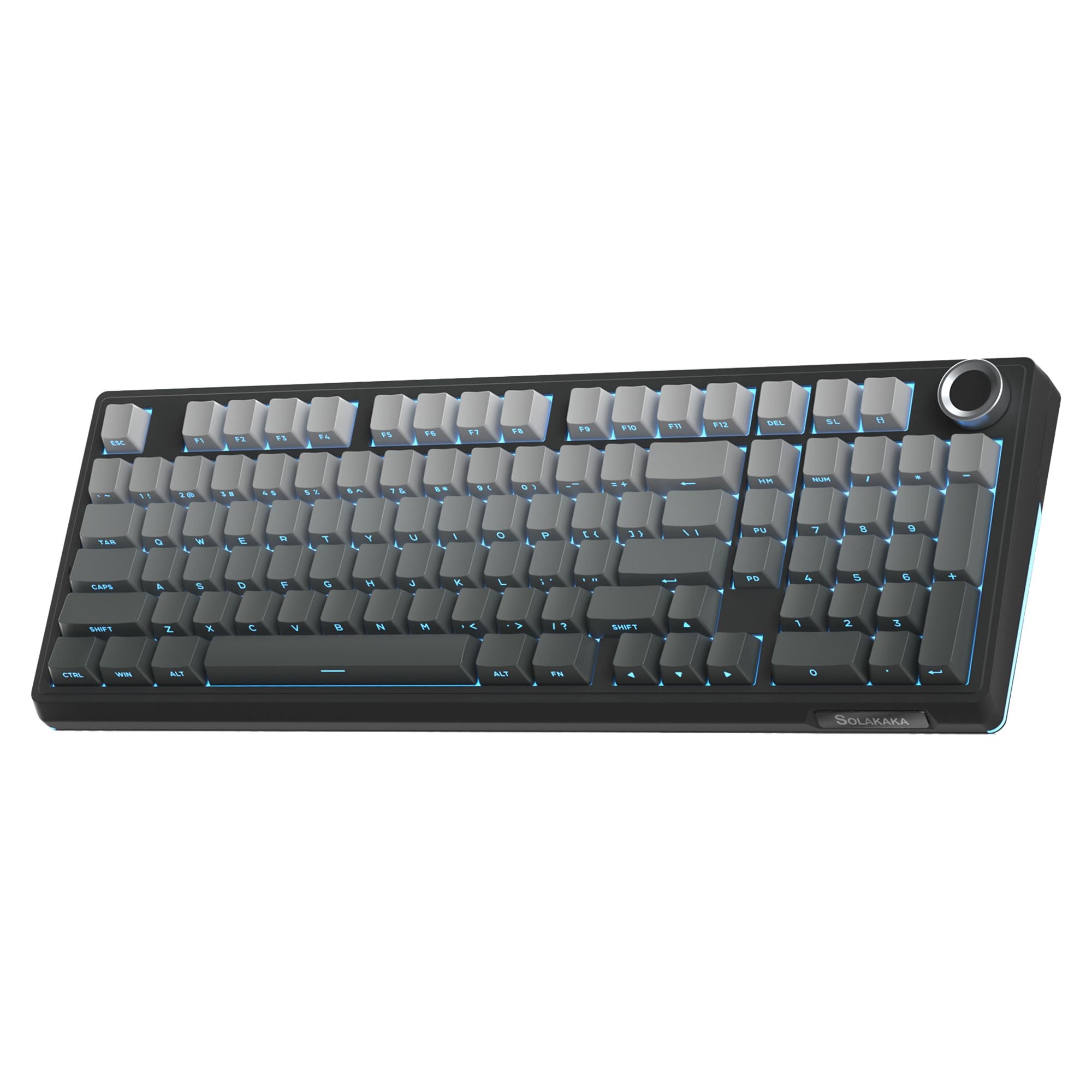 SOLAKAKA Ki99 Pro Wireless Mechanical Keyboard 99 Key Gasket Hot-Swap RGB Grey